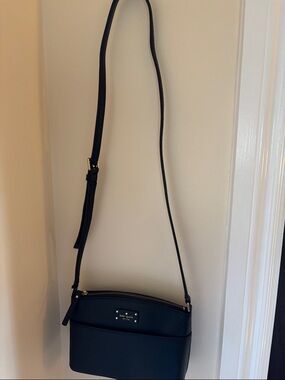 kate spade Black Crossbody Bag with Gold Hardware